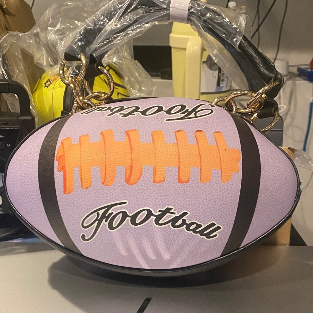 Football-Shaped Women's Bag